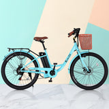 Everfit 26 Electric Bike City Bicycle eBike e-Bike Commuter w/ Battery BL