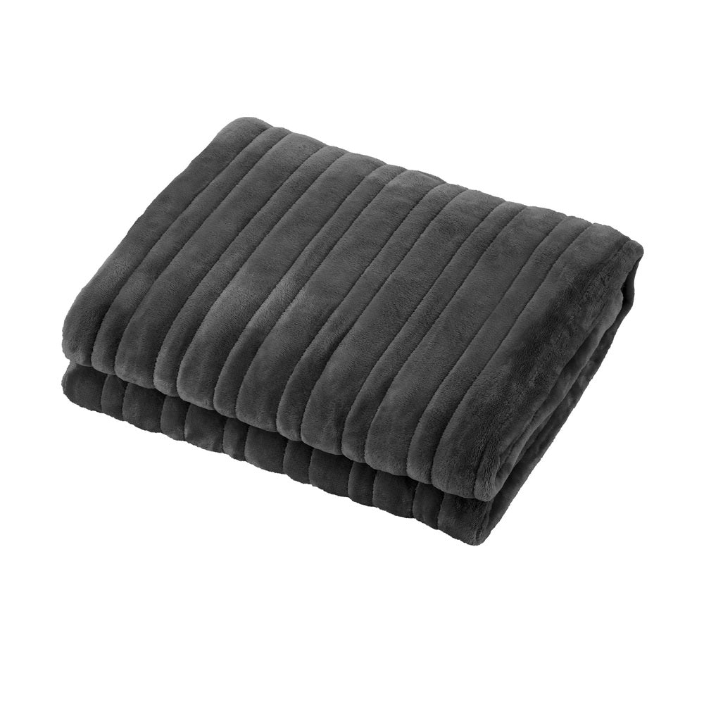 Bedra Electric Blanket Washable Heated Throw Rug Coral Fleece