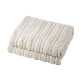 Bedra Heated Throw Rug Blanket Washable Sherpa Flannel - Side View