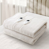 Bedra Electric Blanket Fleece Fully Fitted Washable King - Top-Down View