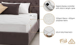 Bedra Electric Blanket Fully Fitted Fleece Heated King Single