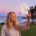 Devanti Magnetic Selfie Light Foldable LED Ring Fill Phone Light CRI95 White