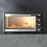 Devanti 45L Convection Oven Electric Fryer Ovens 1800W - Close-Up Angle