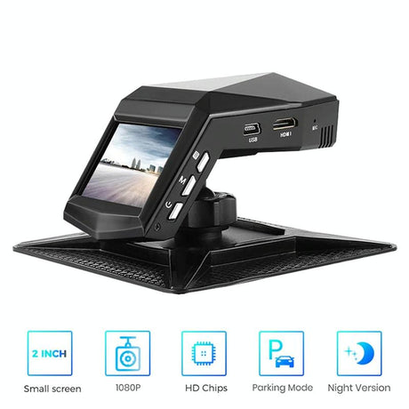 1080P Night Vision Hidden Driving Recorder With Aromatherapy - 2 Inch Hd Single Lens-1915198309346185217