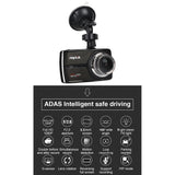 Full Hd Car Dvr With Night Vision And Adas - Front View