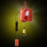 Giantz 500KG Electric Hoist with Wired/Wireless Remote Control for Effortless Lifting