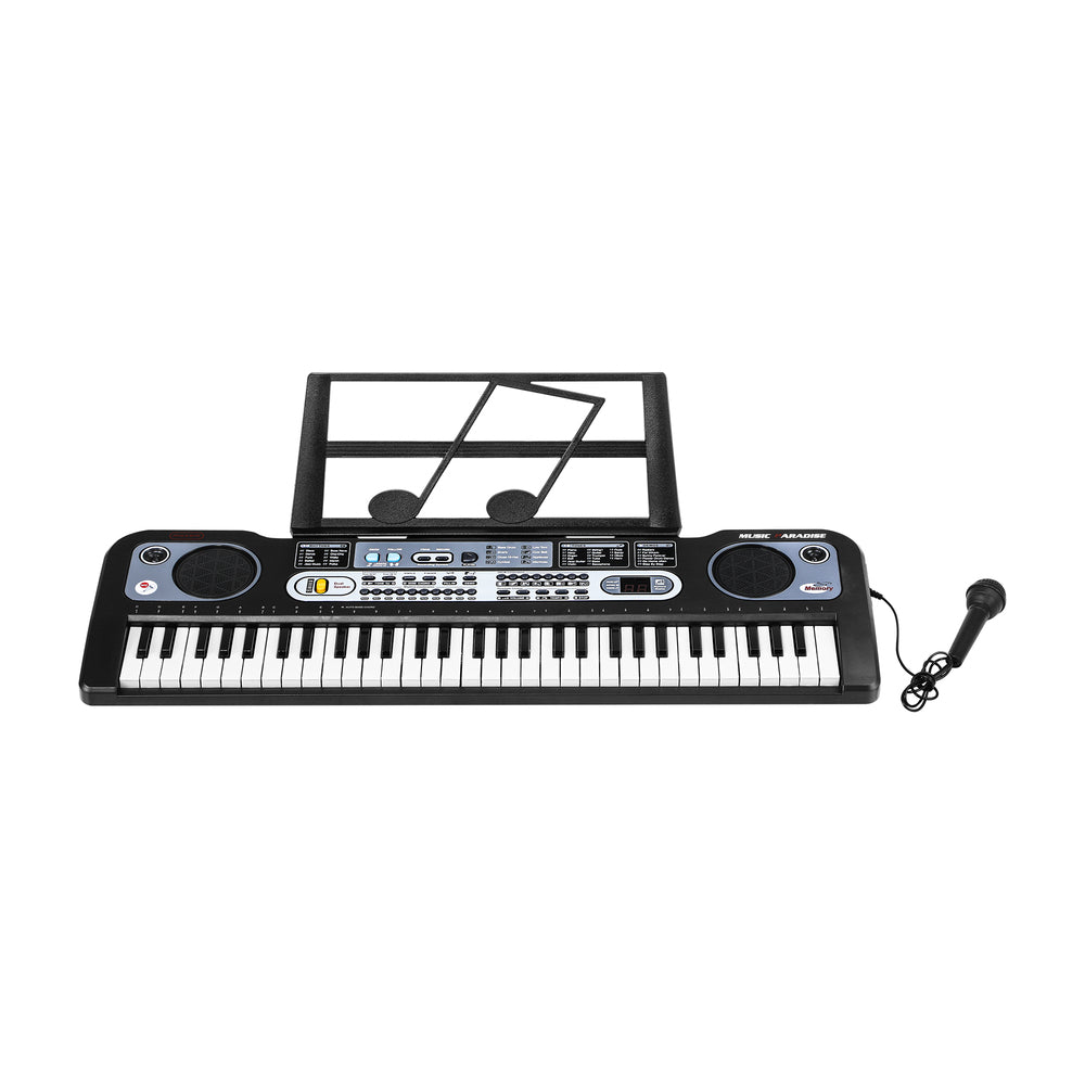 Mazam 61 Keys Piano Keyboard with Microphone and Holder