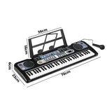 Mazam 61 Keys Piano Keyboard with Microphone and Holder