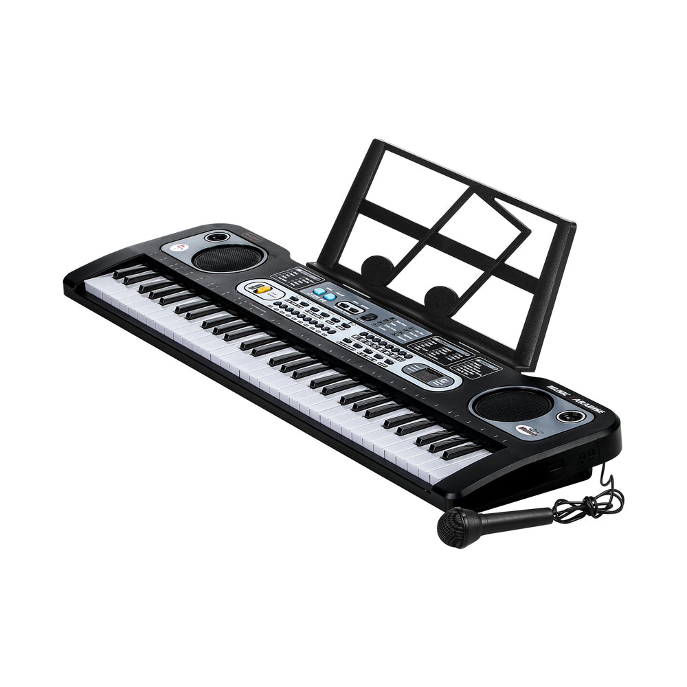 Mazam 61 Keys Piano Keyboard with Microphone and Holder
