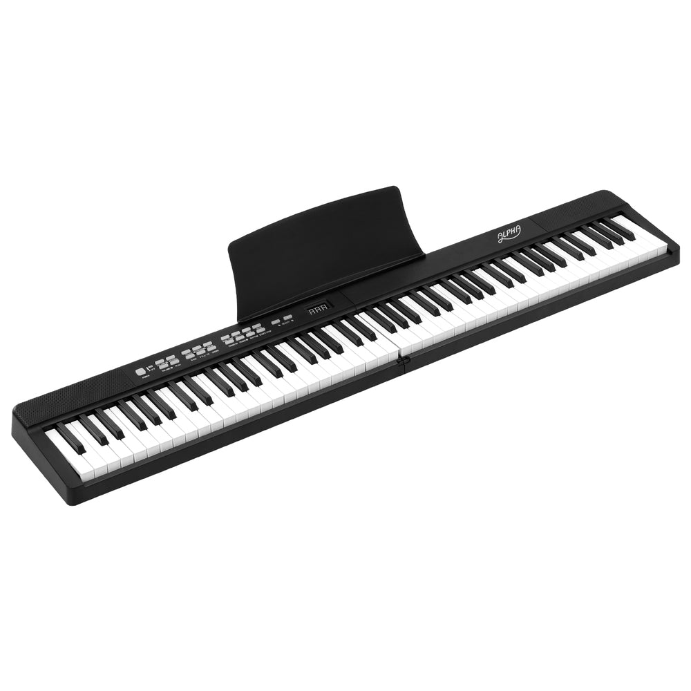 Alpha Portable 88-Key Digital Piano with Carry Bag and Accessories