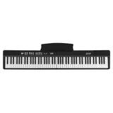 Alpha Portable 88-Key Digital Piano with Carry Bag and Accessories - Side View