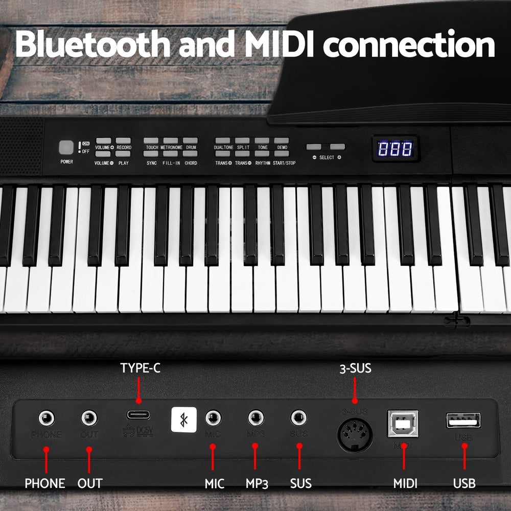 Alpha Portable 88-Key Digital Piano with Carry Bag and Accessories