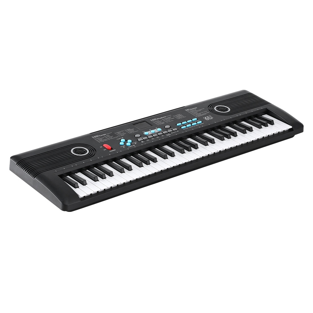 Alpha 61-Key Digital Piano Keyboard Electric Kids Gift Black