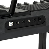 Alpha 61 Keys Electronic Piano Keyboard Digital Electric w/ Stand Touch Sensitive - Top-Down View