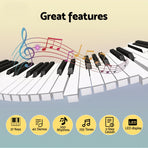 Alpha 37-Key Digital Piano Keyboard Electric Black