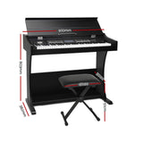 Alpha 61 Keys Electronic Piano Keyboard Digital Electric Classical Stand w/ Stool - Front View