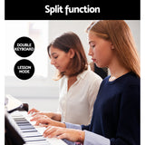 Alpha 88 Keys Electronic Piano Keyboard Digital Electric w/ Stand Semi-Weighted - 45-Degree Angle