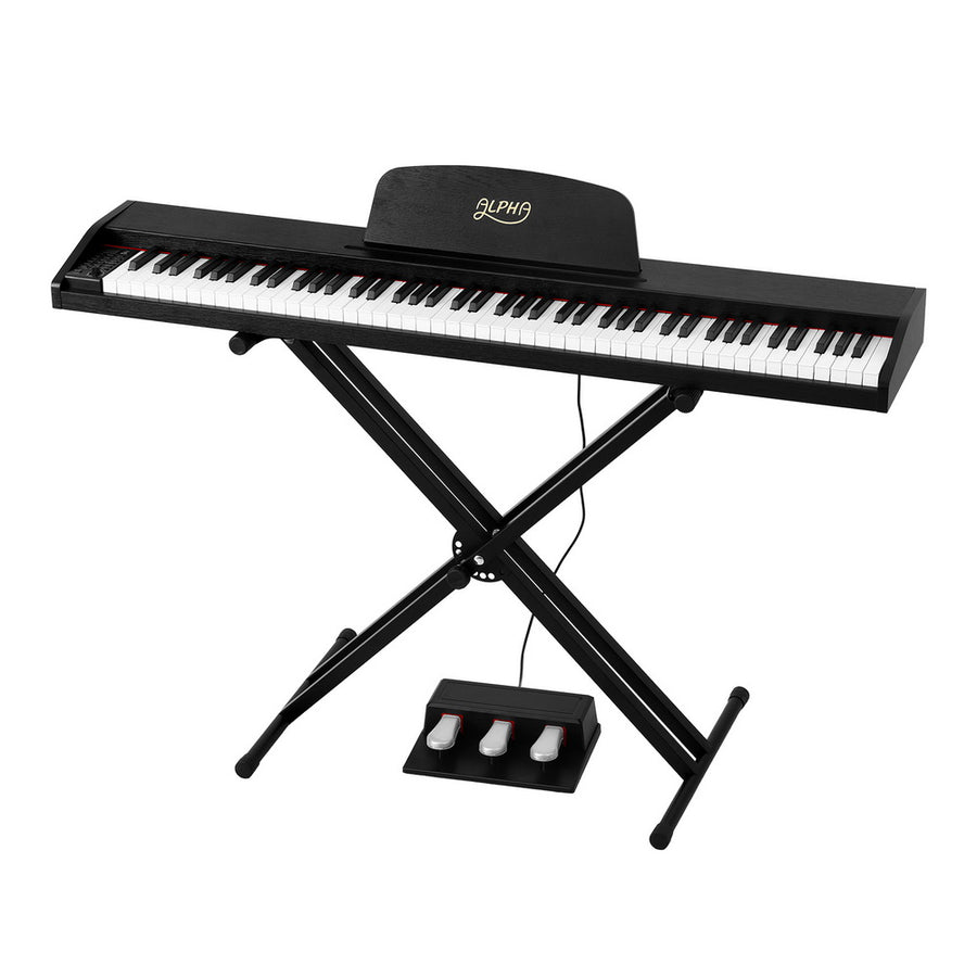 Alpha 88 Keys Digital Piano Keyboard Electronic w/ Stand, image 7