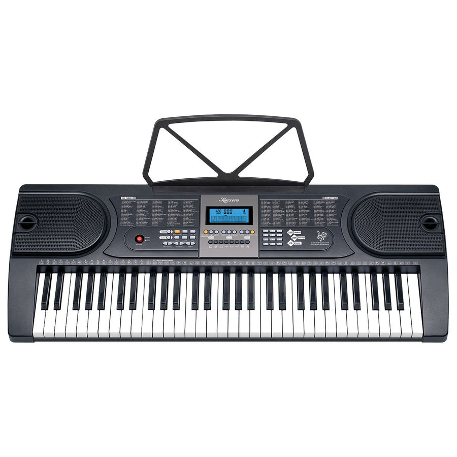 Karrera 61-Keys Electronic Keyboard Piano with Stand - Black