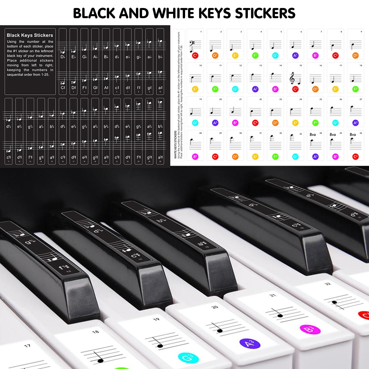 Karrera 61-Keys Electronic Keyboard Piano with Stand - Black