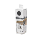 Allocacoc PowerCube Extended USB Powerboard 4-Outlets 2 USB Ports Grey-White 1.5m - 45-Degree Angle