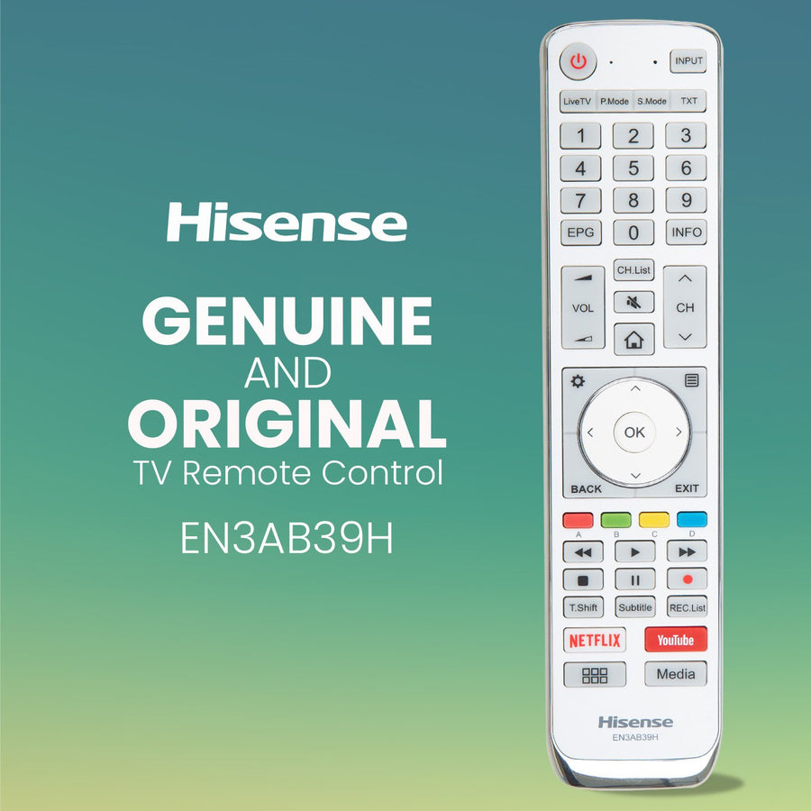 Genuine Hisense EN3AB39H TV Remote Control Original EN-3AB39H