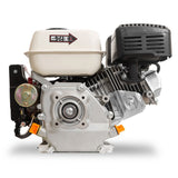 Kolner 13hp 25.4mm Horizontal Key Shaft Q Type Petrol Engine Electric Start - 45-Degree Angle