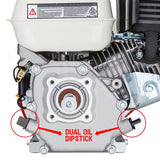 BAUMR-AG 7HP Petrol Stationary Engine OHV 4-Stroke Horizontal Shaft Replacement Motor - Extra Image
