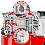 BAUMR-AG 7HP Petrol Stationary Engine OHV 4-Stroke Horizontal Shaft Replacement Motor - Close-Up Angle