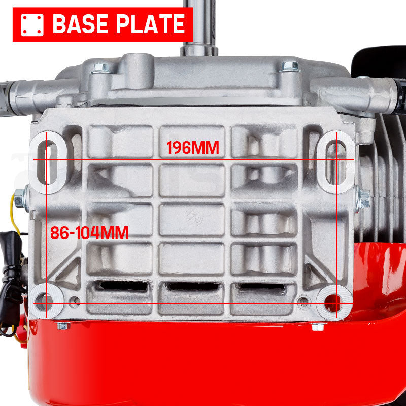 BAUMR-AG 13HP Petrol Stationary Engine 4-stroke OHV Motor Horizontal Shaft Recoil Start