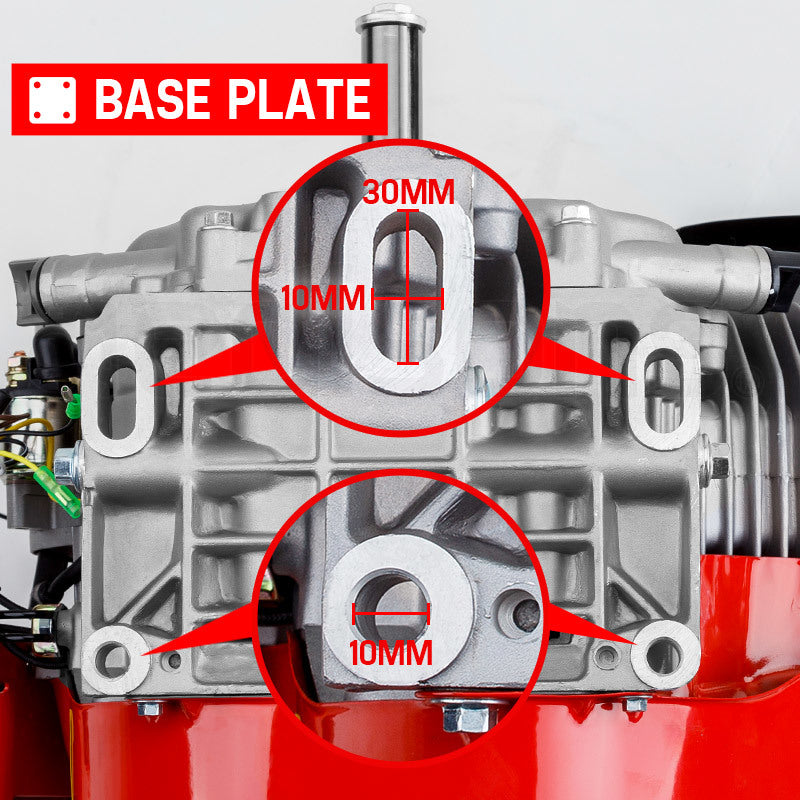 BAUMR-AG 16HP Petrol Engine OHV Stationary Motor 4-Stroke Horizontal Shaft Replacement