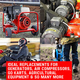 BAUMR-AG 16HP Petrol Engine OHV Stationary Motor 4-Stroke Horizontal Shaft Replacement - Extra Image