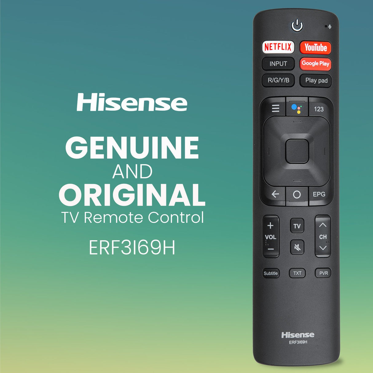 Genuine Hisense ERF3I69H TV Remote Control Original