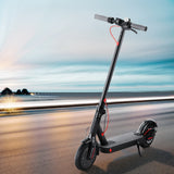 Electric Scooter 500W 25KM/H Folding Portable Riding For Adults Commuter Black - Close-Up Angle