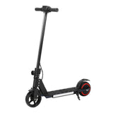 Electric Scooter 130W 16KM/H LED Light Folding Portable Riding Commuter Black - Side View