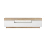 Oikiture TV Stand Cabinet Entertainment Unit RGB LED 180cm