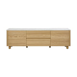 Oikiture TV Cabinet Entertainment Unit Stand 160cm Natural - Extra Image