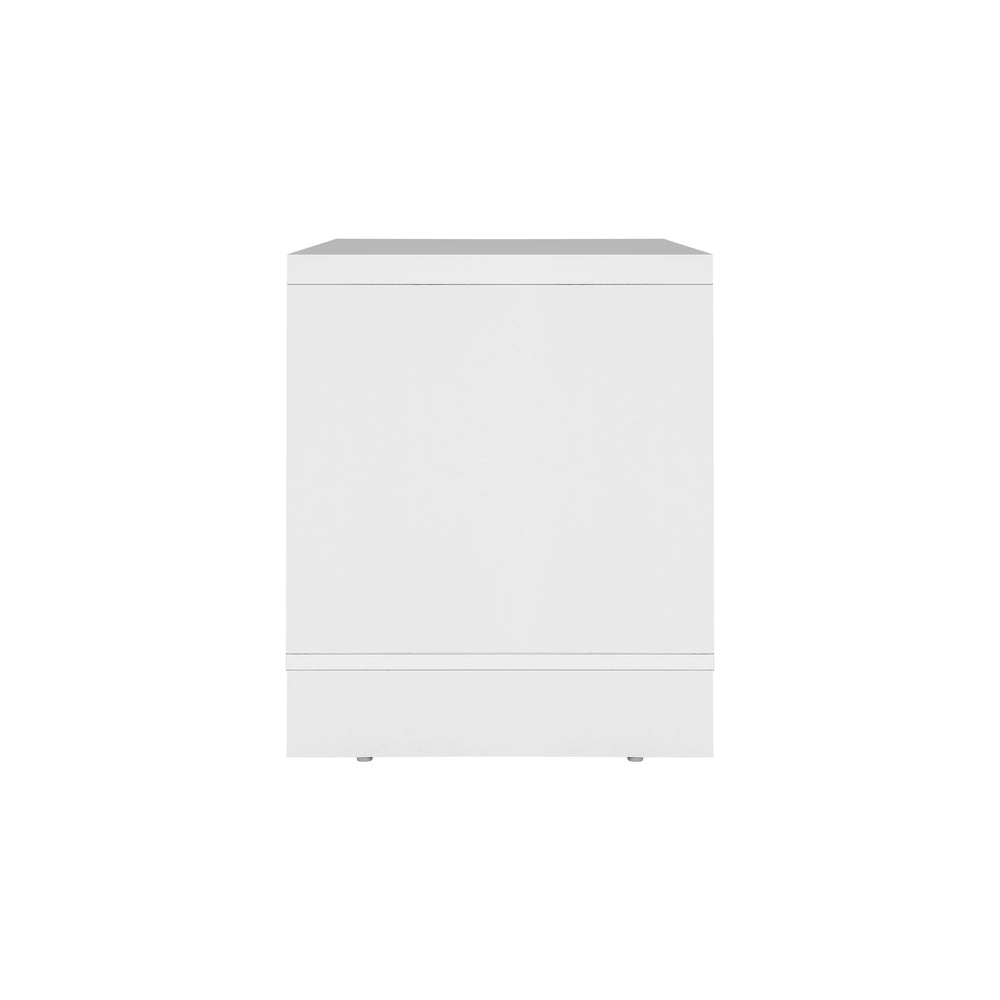 Oikiture TV Stand Cabinet Entertainment Unit 160CM White
