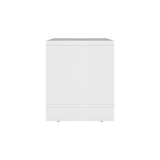 Oikiture TV Stand Cabinet Entertainment Unit 160CM White - Close-Up Angle