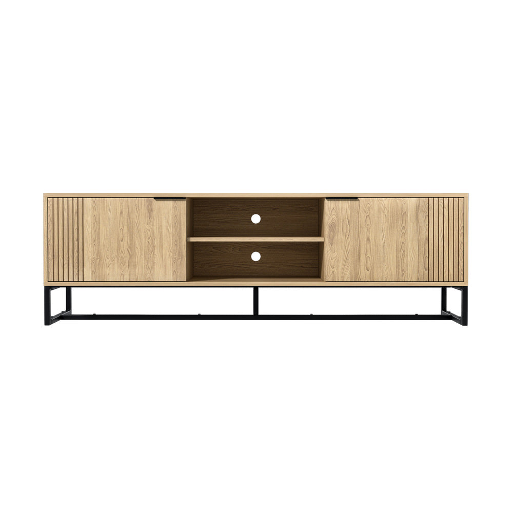 Oikiture TV Stand Cabinet Entertainment Unit Storage Drawer Shelf 160cm Oak