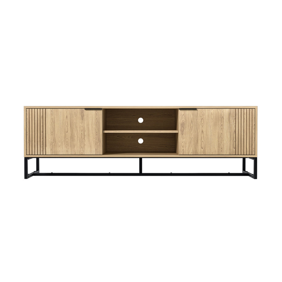 Oikiture TV Stand Cabinet Entertainment Unit Storage Drawer Shelf 160cm Oak