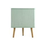 Oikiture TV Cabinet Entertainment Unit Stand 160cm Green