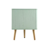 Oikiture TV Cabinet Entertainment Unit Stand 160cm Green - Front View