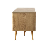 Oikiture TV Cabinet Entertainment Unit Stand 160cm Natural - Extra Image