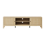 Oikiture TV Cabinet Entertainment Unit Stand 160cm Natural - Extra Image