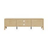 Oikiture TV Cabinet Entertainment Unit Stand 160cm Natural - Extra Image