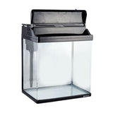 37L Aquarium With Bio Filter System LED Kit Curved Design Complete Kit - Side View