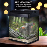 37L Aquarium With Bio Filter System LED Kit Curved Design Complete Kit - Extra Image