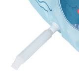 Weisshorn Foldable Bathtub PVC Spa Bucket Inflatable Cushion 132x65cm Blue - 45-Degree Angle