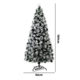 Tinseltown Christmas Tree 1.8M 6FT Fibre Optic Multi Colour LED Light - Extra Image